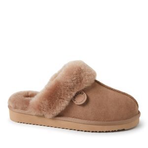 Fireside By Dearfoams Women's Sydney Genuine Shearling Scuff Slipper
